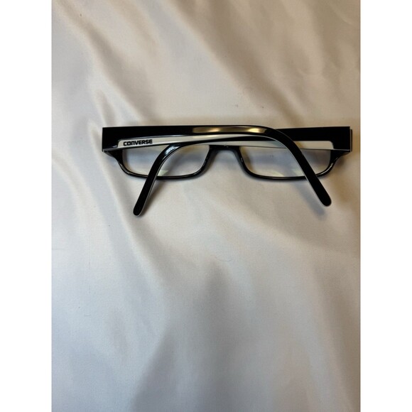 CONVERSE AT THE WHEEL Black Rectangular KIDS Eyeglasses 47-15-125mm FRAMES ONLY - Picture 2 of 5